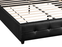 Load image into Gallery viewer, Augusta Queen PU Bed Frame - Black