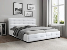 Load image into Gallery viewer, Augusta Queen PU Bed Frame - White