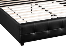 Load image into Gallery viewer, Augusta King PU Bed Frame - Black