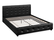 Load image into Gallery viewer, Augusta King PU Bed Frame - Black