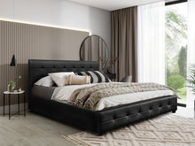 Load image into Gallery viewer, Augusta Super King PU Bed Frame - Black