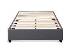 Load image into Gallery viewer, Bromo Fabric Slat Bed Frame - Double