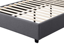 Load image into Gallery viewer, Bromo Fabric Slat Bed Frame - Double