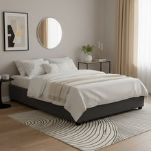 Load image into Gallery viewer, Bromo Fabric Slat Bed Frame - Queen