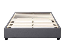 Load image into Gallery viewer, Bromo Fabric Slat Bed Frame - Queen