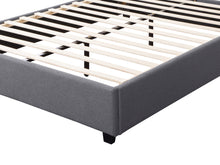 Load image into Gallery viewer, Bromo Fabric Slat Bed Frame - King