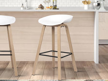 Load image into Gallery viewer, Kai Bar Stool Metal Barstool 75cm - White
