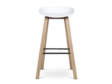 Load image into Gallery viewer, Kai Bar Stool Metal Barstool 75cm - White