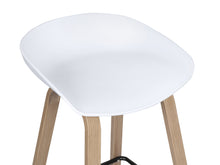 Load image into Gallery viewer, Kai Bar Stool Metal Barstool 75cm - White