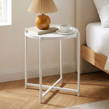 Load image into Gallery viewer, Ellison Round Side Table Coffee Table - White