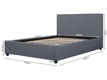 Load image into Gallery viewer, Shasta Double Bed Frame - Dark Grey
