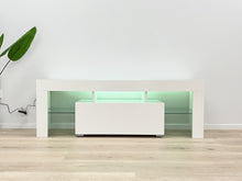 Load image into Gallery viewer, Frannie 1.3m LED Entertainment Unit - White