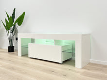 Load image into Gallery viewer, Frannie 1.3m LED Entertainment Unit - White