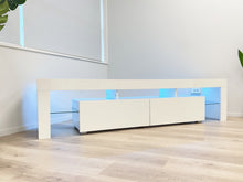 Load image into Gallery viewer, Zoar 1.9m LED Entertainment Unit - White