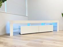 Load image into Gallery viewer, Zoar 1.9m LED Entertainment Unit - White