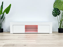Load image into Gallery viewer, Maize 1.3m LED Entertainment Unit - White