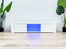 Load image into Gallery viewer, Maize 1.3m LED Entertainment Unit - White