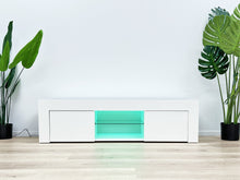 Load image into Gallery viewer, Maize 1.3m LED Entertainment Unit - White