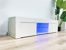 Load image into Gallery viewer, Maize 1.3m LED Entertainment Unit - White