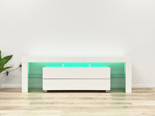 Load image into Gallery viewer, Dothan 1.6m LED Entertainment Unit - White