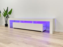 Load image into Gallery viewer, Arvada 2m LED Entertainment Unit - White