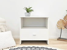 Load image into Gallery viewer, Makalu Wooden Bedside Table Nightstand - White