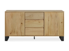 Load image into Gallery viewer, Frohna Sideboard Buffet Table with 3 Drawers - Oak