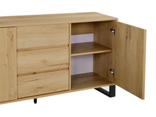 Load image into Gallery viewer, Frohna Sideboard Buffet Table with 3 Drawers - Oak