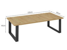 Load image into Gallery viewer, Frohna Rectangular Coffee Table - Oak