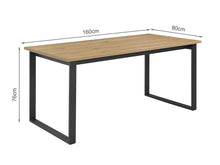 Load image into Gallery viewer, Frohna Dining Table Rectangle 160 x 80cm - Oak
