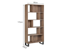 Load image into Gallery viewer, Frohna Bookshelf Display Shelf - Walnut