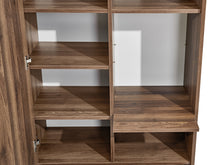 Load image into Gallery viewer, Frohna Bookshelf Cabinet with Drawer - Walnut