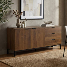 Load image into Gallery viewer, Ocala Sideboard Buffet Table - Walnut