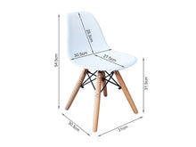 Load image into Gallery viewer, Iris Kids Chair Eiffel Tower Replica - Set of 4 - White