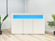 Load image into Gallery viewer, Shiel Sideboard LED Buffet Table Cabinet - White