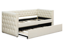 Load image into Gallery viewer, Anzer Single Trundle Bed Frame - Beige