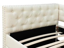 Load image into Gallery viewer, Anzer Single Trundle Bed Frame - Beige