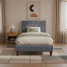 Load image into Gallery viewer, Blane Single Bed Frame - Dark Grey
