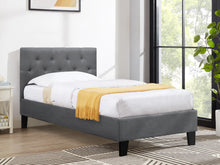 Load image into Gallery viewer, Blane Single Bed Frame - Dark Grey