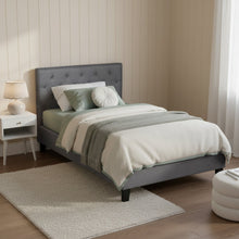 Load image into Gallery viewer, Blane King Single Bed Frame - Dark Grey