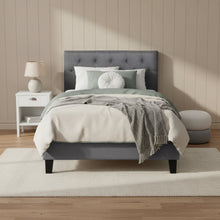 Load image into Gallery viewer, Blane King Single Bed Frame - Dark Grey