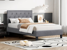 Load image into Gallery viewer, Blane King Single Bed Frame - Dark Grey