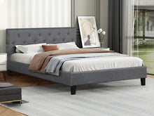 Load image into Gallery viewer, Blane Double Bed Frame - Dark Grey