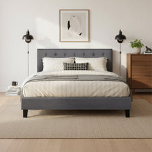 Load image into Gallery viewer, Blane Queen Bed Frame - Dark Grey