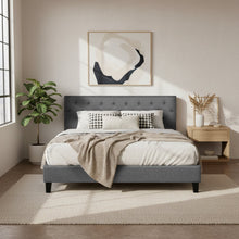 Load image into Gallery viewer, Blane King Bed Frame - Dark Grey