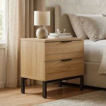 Load image into Gallery viewer, Ocala Wooden Bedside Table - Oak