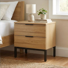 Load image into Gallery viewer, Ocala Wooden Bedside Table - Oak