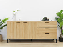 Load image into Gallery viewer, Ocala Sideboard Buffet Table with Drawer - Oak