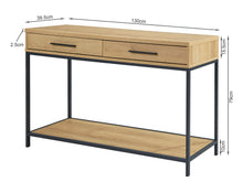Load image into Gallery viewer, Kaden Wooden Console Table - Oak