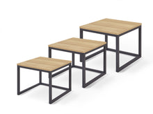 Load image into Gallery viewer, Xoan Nesting Coffee Table 3pcs - Oak
